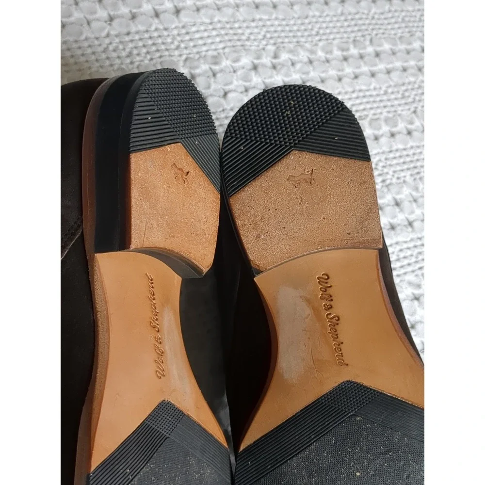 Wolf & Shepherd Striker Suede Chukka Boots Chocolate Brown Size 10.5 P Lace Up